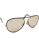Ray-Ban サングラス レザー ブラウン【中古】(4)