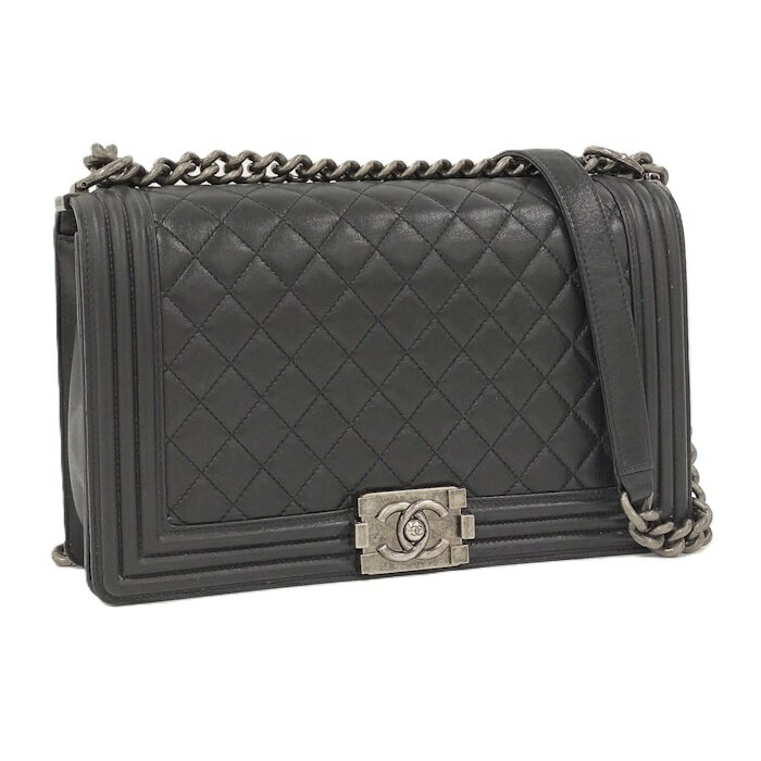 CHANEL ボーイシャネル チェーンショルダーバッグ ラムスキン【中古】のサムネイル