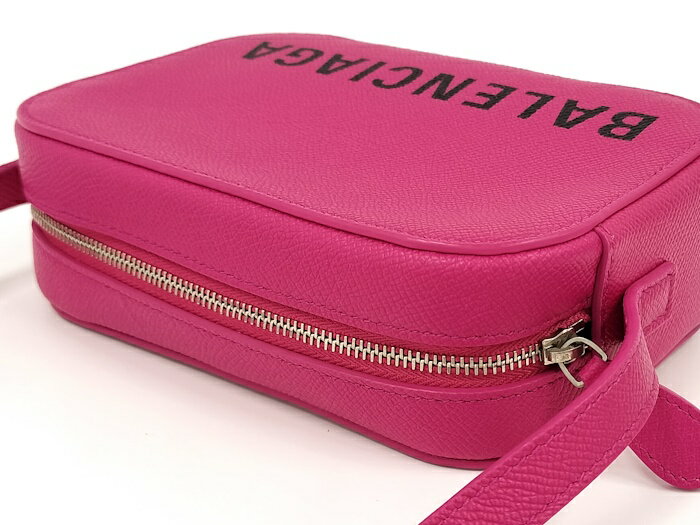 BALENCIAGA ヴィル ショルダーバッグ レザー ピンク系 558171【中古】