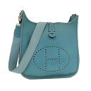 HERMES ショルダーバッグ エヴリンPM トリヨンレザー ブルー【中古】
