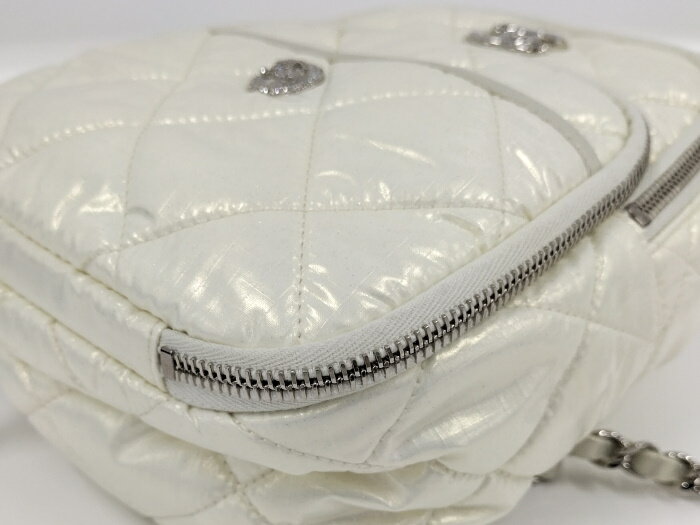 CHANEL ネージュコレクション バックパック ホワイト ナイロン AS4366【中古】