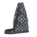 LOUIS VUITTON デュオ スリングバッグ モノグラム シャドウ ネイビー系 M24751【中古】