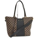 LOUIS VUITTON ジャージー 2WAYハンドバッグ ダミエ エベヌ N44023【中古】
