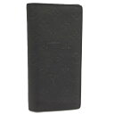 LOUIS VUITTON 二つ折り長財布 ポルトフォイユブラザ ブラック シャドウ M62900【中古】(4)