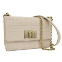 FULRA チェーンショルダーバッグ レザー ピンク系【中古】
