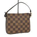 LOUIS VUITTON トゥルース メイクアップ ハンドバッグ ダミエ エベヌ N51982【中古】