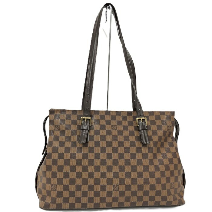 LOUIS VUITTON チェルシー ショルダーバッグ ダミエ エベヌ N51119【中古】