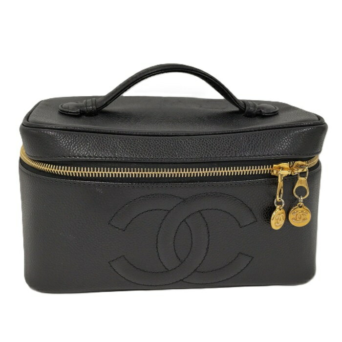楽天市場】chanel キャビアスキン バニティバッグの通販