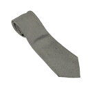 LOUIS VUITTON ネクタイ モノグラム グレー シルク100%【中古】