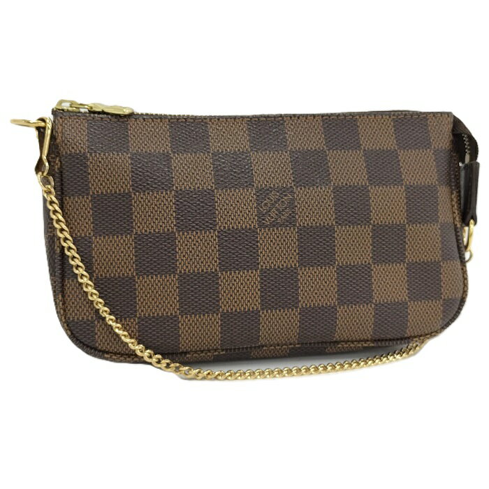 LOUIS VUITTON ハンドバッグ ミニポシェット アクセソワール ダミエ N58009【中古】