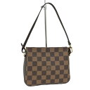 LOUIS VUITTON トゥルース メイクアップ ハンドバッグ ダミエ エベヌ N51982【中古】