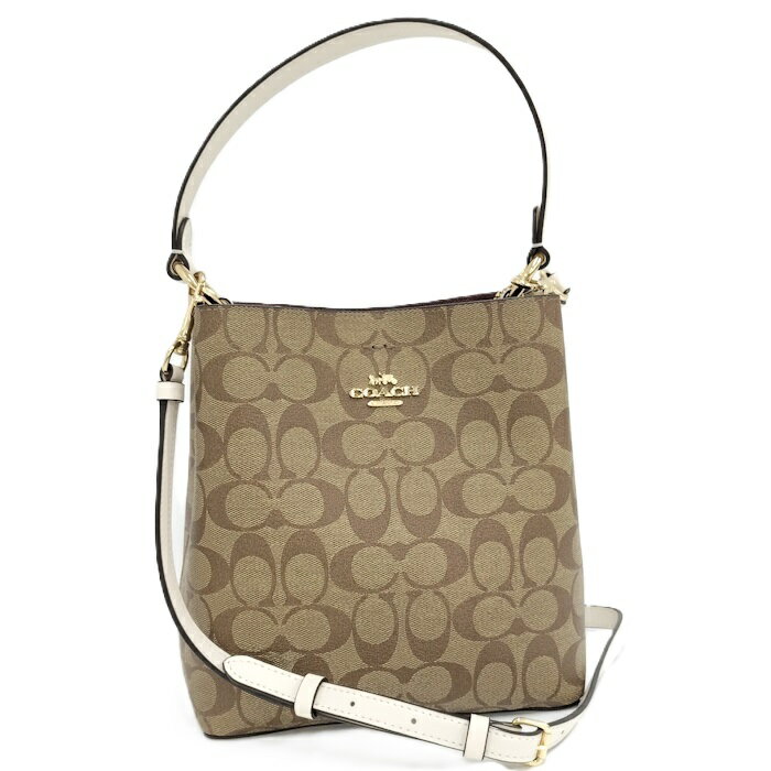 COACH 2WAYバッグ シグネチャー PVC ブラウン系 2312【中古】