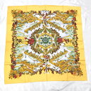 HERMES Au pays de Cocagne カレ90 スカーフ シルク【中古】