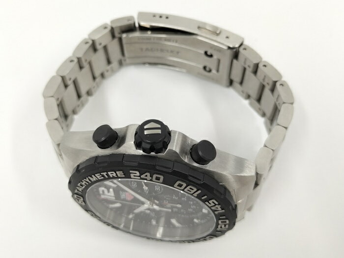TAG HEUER フォーミュラ1 メンズ腕時計 クオーツ SS ブラック文字盤 CAZ1010【中古】