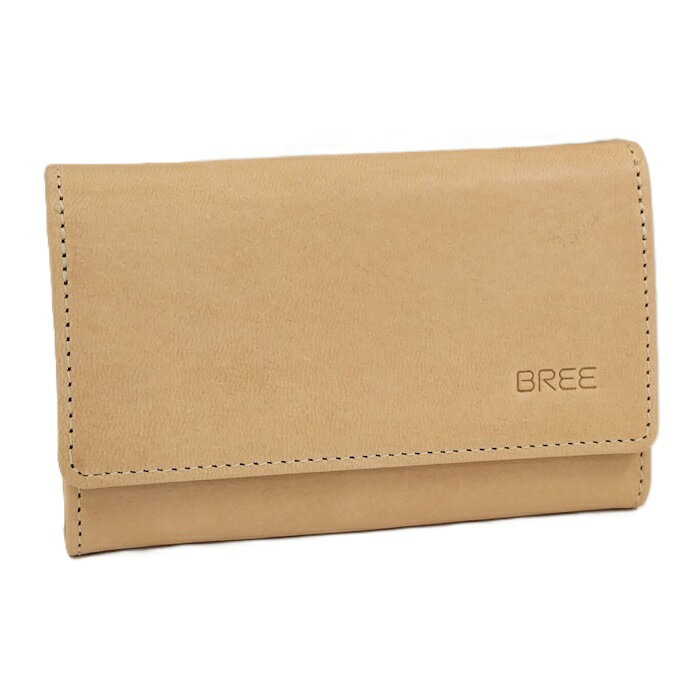 BREE キーケース LUND NEW 119 レザー ベージュ【中古】
