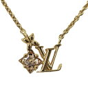 LOUIS VUITTON コリエ ルルグラム ネックレス メッキ ゴールド M00783【中古】