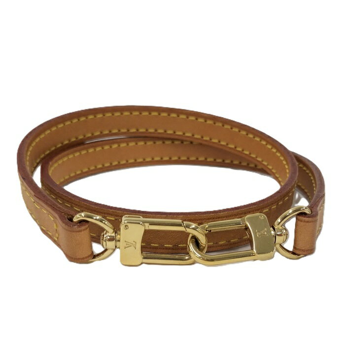 LOUIS VUITTON ショルダーストラップ ショート ヌメ革【中古】(4)