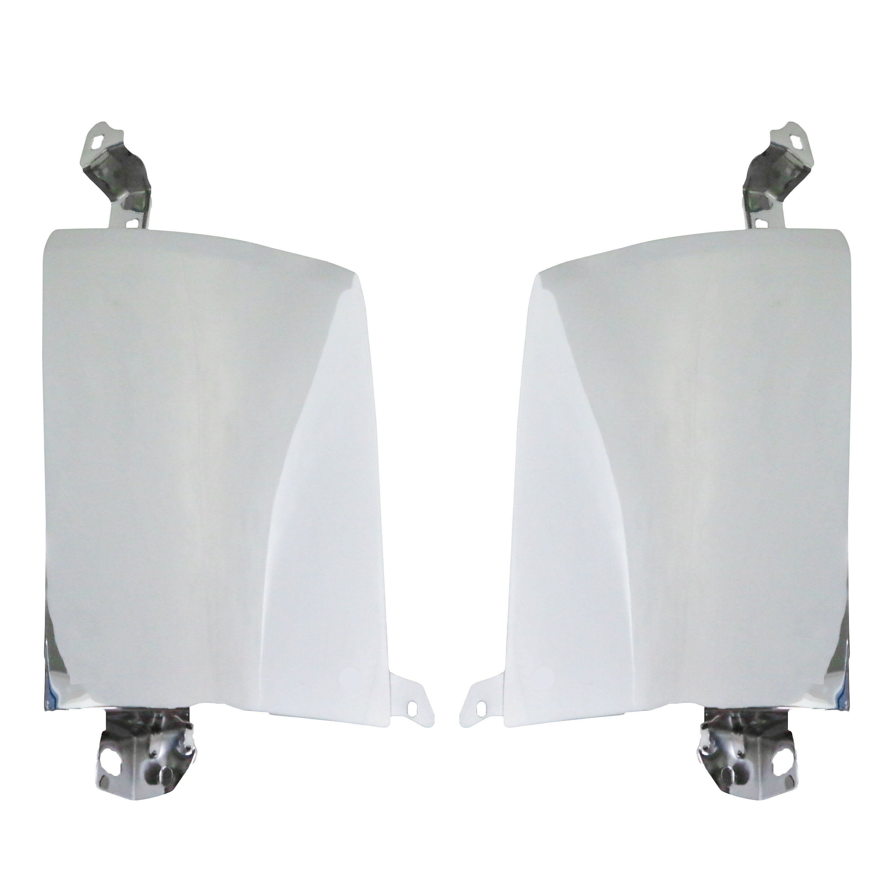 日野 デュトロ 前期 後期 メッキ コーナーパネル フロント トラック メッキパーツ デュトロ 穴無し ダイナ トヨエース カスタム 旧型 カスタム パーツ カスタムパーツ 外装 外装用品 外装パーツ 人気 おすすめ メッキコーナーパネル