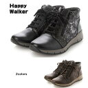 ハッシュパピー ブーツ レディース ハッピーウォーカー HappyWalker レディース ブーツ ショートブーツ 靴 HWL-E10521 幅 3E 着脱便利 外側ファスナー付 ポルトガル製 大塚製靴 オーツカ