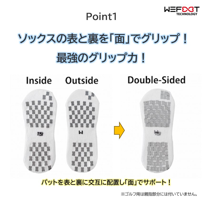 ダブルノンスリップソックス
