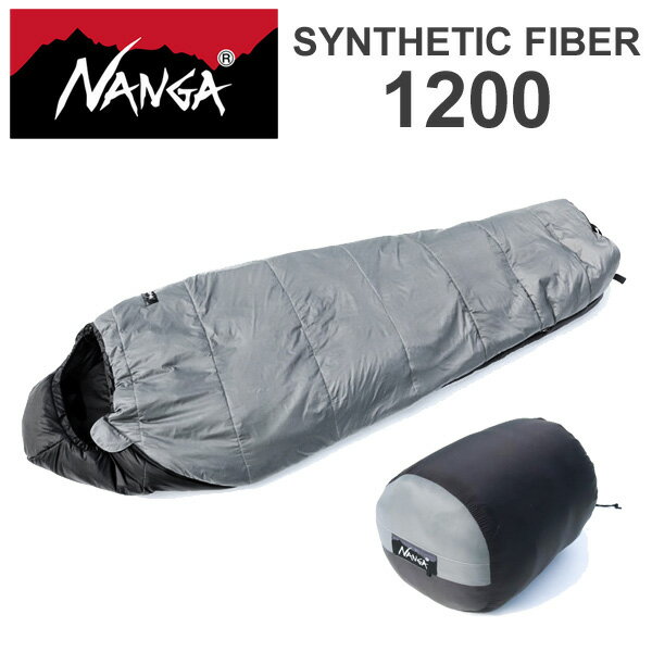 NANGA（ナンガ）APPROACH SYNTHETIC FIBER 1200/アプローチシンセティックファイバー1200【登山】【キャンプ】【シュラフ】【寝袋】【化学繊維綿】【化繊綿】【PT10】