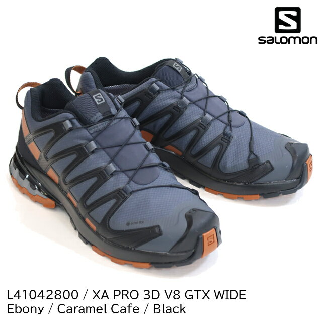 (S)サロモン / L41042800 / XAプロ3D V8 GTXワイドメンズ（Salomon XA PRO 3D V8 GTX WIDE M）【ハイキングシューズ】【トレイルランニングシューズ】【トレランシューズ】【10%OFF】【シューズ館】