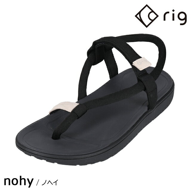 (S)リグ / RG0014BL / ノヘイブラック(rig nohy black)【リカバリーサンダル】【サンダル】【アウトドア】【キャンプ】【テントサイト】【ユニセックス】【シューズ館】 3