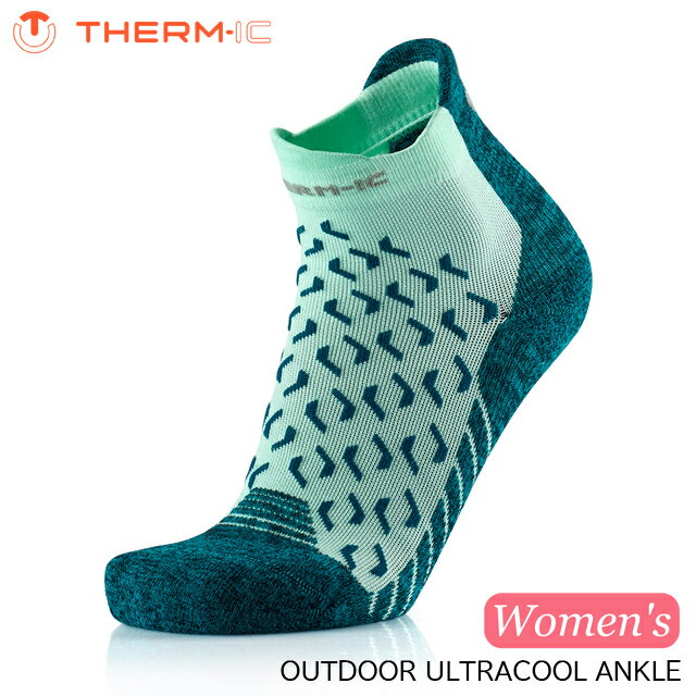 (S)サーミック / T25-5100-002_09 / トレッキングウルトラクールアンクルウーマン(THERM-IC OUTDOOR ULTRACOOL ANKLE WOMAN)【ソックス】【靴下】【足首丈】【シューズ館】【ウィメンズ】【レディース】【女性用】【小さいサイズあり】