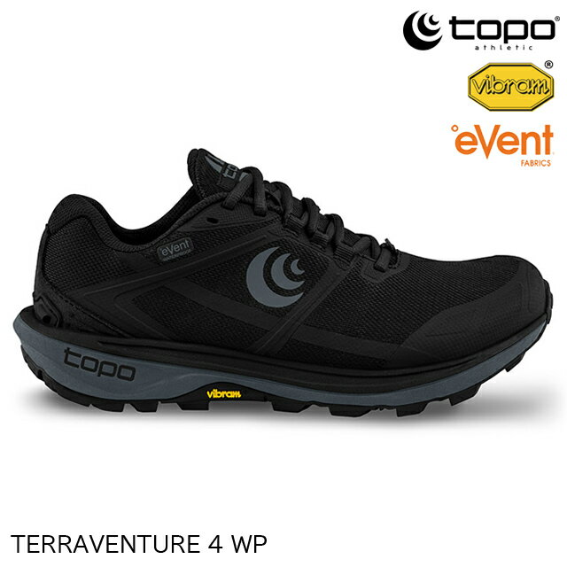 (S)トポアスレティック / 0200760113232 / メンズテラベンチャー4ウォータープルーフ(Topo Athletic M's TERRAVENTURE 4 WP)【トポアスレチック】【トレイルランニングシューズ】【トレランシューズ】【シューズ館】