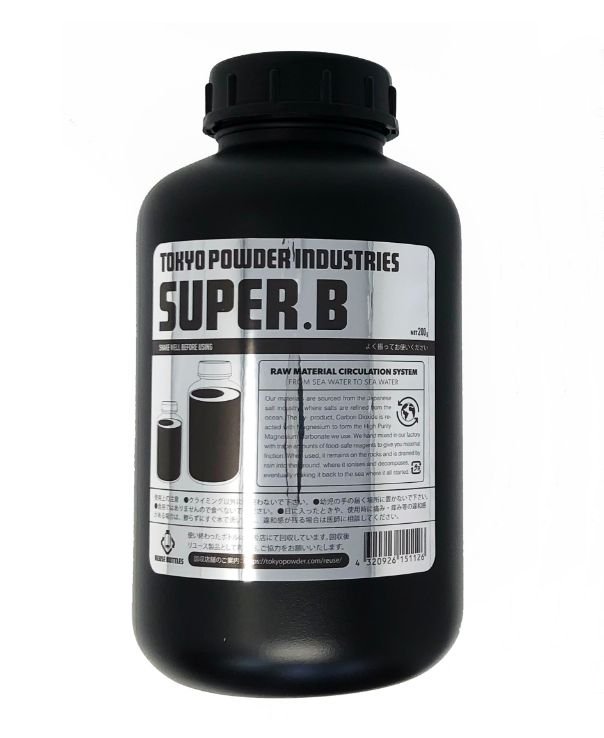 (1)東京粉末 スーパーブラック ボトル 200g TOKYO POWDER CHALK SUPER BLACK BOTTLE 【クライミングチョーク・ボルダリングチョーク】【ケトルベル ウエイトリフティング リフティングチョーク 体操 懸垂 リフティング デットリフト ポール】