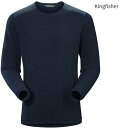 ◎アークテリクス 20155・Donavan Crew Neck Sweater Men's/ドノバンクルーネックセーター メンズ（Kingfisher）L07060600
