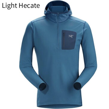 ◎アークテリクス 21760・Rho LT Hooded Zip Neck Men's/ローLTフーデットジップネック メンズ（Light Hecate）L07105800