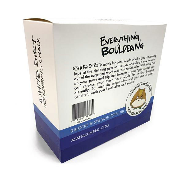 (1)アサナ ホワイトダートチョークブロック 57g (1個)【クライミングチョーク・ボルダリングチョーク】【ケトルベル ウエイトリフティング リフティングチョーク 体操 懸垂 リフティング デットリフト ポール】通販格安セール情報 楽天 通販