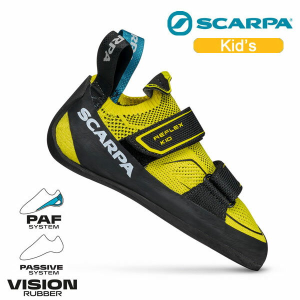 1 スカルパ リフレックス キッズ / SCARPA REFLEX KID SC20193 【クライミングシューズ・ボルダリングシューズ】【キッズクライミングシューズ】【PT10】