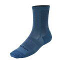 (A)ファイントラック FSU0329-INDG・ラミースピンソックスクルー(滑り止め付) Unisex(カラー:INDG)【2】
