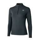 (A)ファイントラック FWW0132-DKGY・フラッドラッシュジップネック Women's(カラー:ダークグレー)【ウィメンズ】【レディース】【女性用】【2...