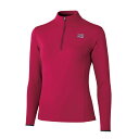 (A)ファイントラック FWW0132-RBRD・フラッドラッシュジップネック Women's(カラー:ルビーレッド)【ウィメンズ】【レディース】【女性用】【2...