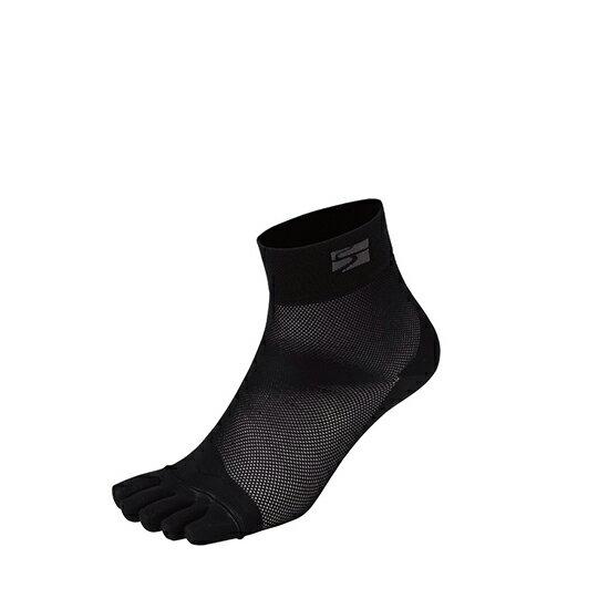 (A)ファイントラック FSU0228-BLCK・ドライレイヤーインナーソックス5本指クルー Unisex(カラー：ブラック)【2】【finetrack】