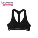 (R)icebreaker(アイスブレーカー)IUW52201・スプライト レーサーバック ブラ(レディース)/ W SPRITE RACERBACK BRA【登山】【キャンプ】【トレッキング】【メリノウール祭】【ウィメンズ】【女性用】【LaLa】