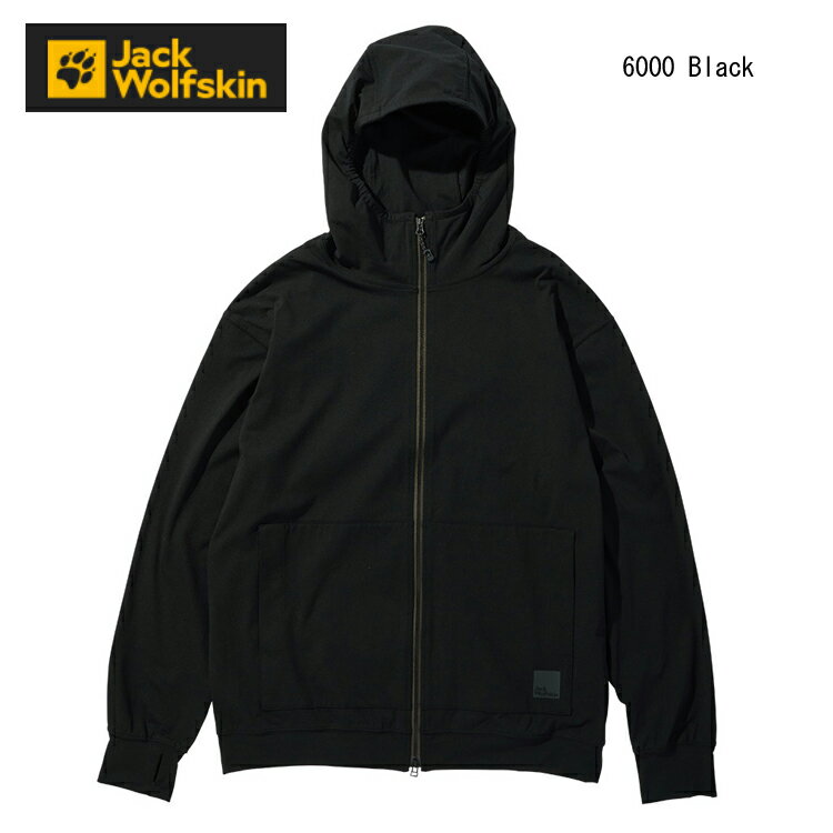 ジャックウルフスキン 5030791_6000・JP SUNSHELTER HOODIE(Black)