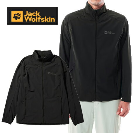 ジャックウルフスキン 5033001_6000・ ASIA PRELT SOFTSHELL JKT M / プレライト ソフトシェルジャケット メンズ（black）