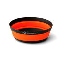 (A)シートゥサミット ST84156・フロンティアULボウル(M/パフィンビルオレンジ)【キャンプ】【登山】【食器】【シリコン】【折りたたみ】【コンパクト】【3】