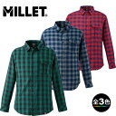 (T)ミレー MIV03136・サーモ チェック シャツ ロングスリーブ【30%OFF】【長袖シャツ】【中厚手】【登山】【キャンプ】【トレッキング】【ハイキング】【ウエア館】