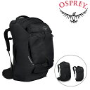 (e)オスプレー OS55325001001・ファーポイント70トラベルパック カラー:ブラック【登山】【旅行/トラベル】【ザック】【リュック】【エコープラザ】(4)