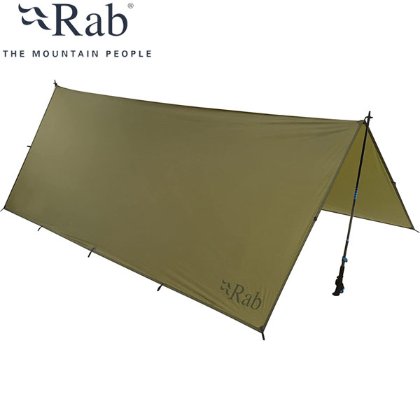 (C)Rab(ラブ) MR-74 Siltarp 2/シルタープ2(Olive／オリーブ)【登山】【キャンプ】【タープ】【シェルター】【超軽量】【Integral Designs】【インテグラルデザイン】【新着】【クライミング館】【イチ押し】