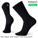 (S)スマートウール / SW70114002 / ハイククラシック ゼロクッションライナークルー【ソックス】【靴下】【ユニセックス】【登山】【普段履き】【シューズ館】(4)