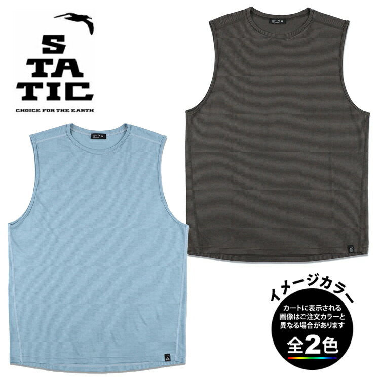 (T)STATIC（スタティック） 35211・オールエレベーションスリーブレスシャツメンズ (ALL ELEVATION S/L SHIRTS M's)