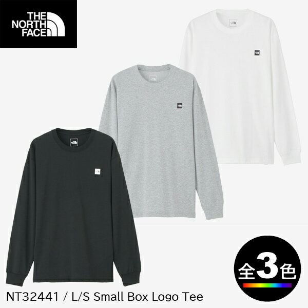 ザ・ノース・フェイス NT32441・ロングスリーブスモールボックスロゴティー（メンズ）/L/S Small Box Logo Tee【15%OFF】【長袖Tシャツ】【ロンT】【綿混】【吸汗速乾】【ハイキング】【キャンプ】【アウトドア】【_ss】