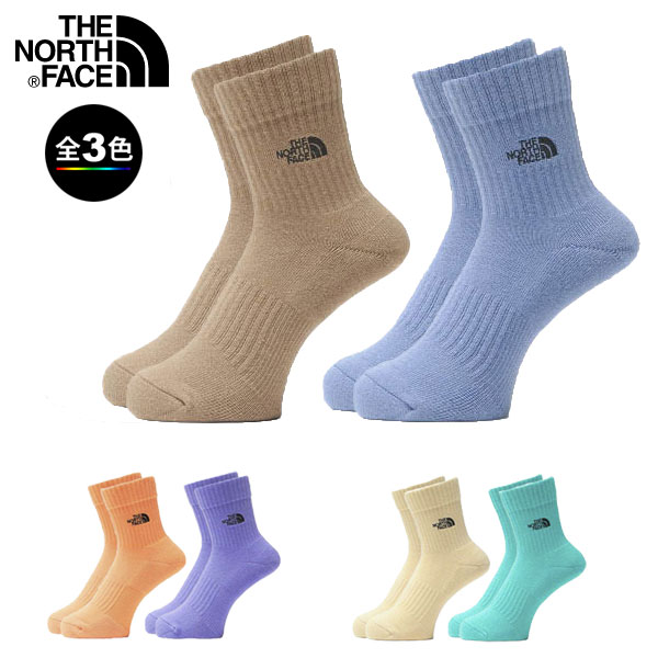 ノースフェイス NN82310・TNF ロゴ 2P クルー(ユニセックス)【25%OFF】【2足組】【ソックス】【靴下】【トレッキング】【登山】【キャンプ】【アウトドア】【即納】【自社倉庫保管品】