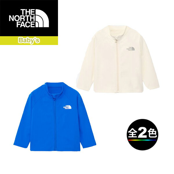 現品特価(Z)ザ・ノース・フェイス NTB12564・ロングスリーブフルジップサンシェードジャケット（ベビー..